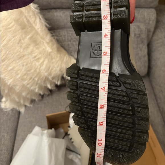 BNWT Dr. Martens Audrick 3 eye Shoes – Cobblestone Gray – Size 9 - Picture 14 of 15